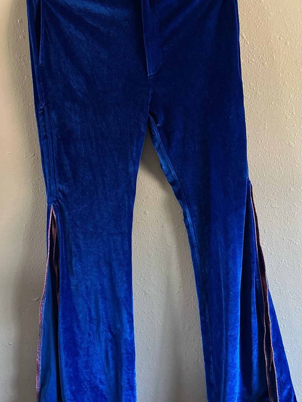 DaWang Rare Blue Velvet Flared Women’s Psnts Sold Out